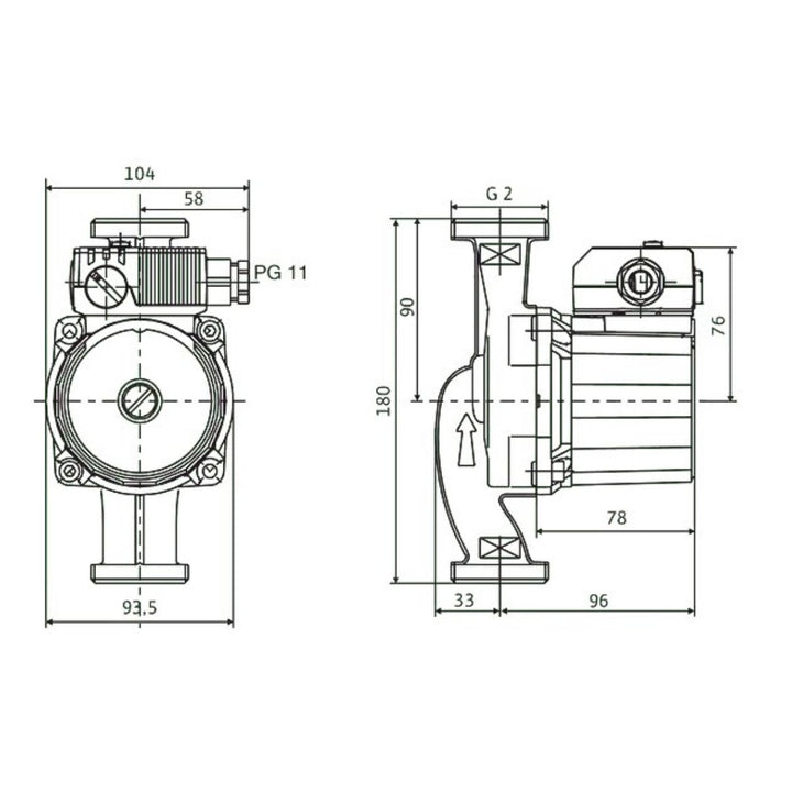 Wilo Star RS 30-6 Electric Circulation Pump