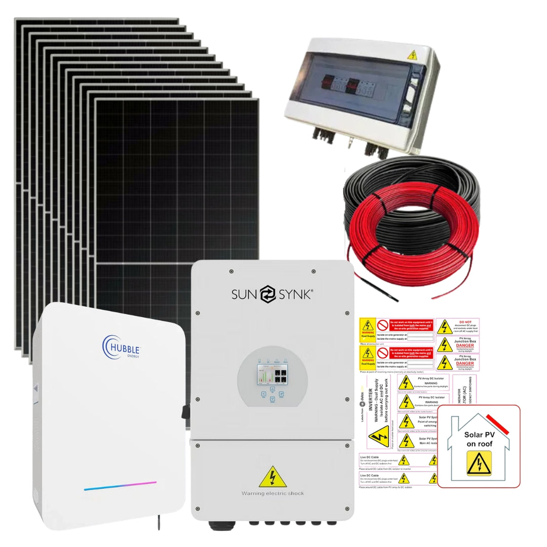 Sunsynk 8kW 10kWh 51.2V Self Consumption Solar Power System