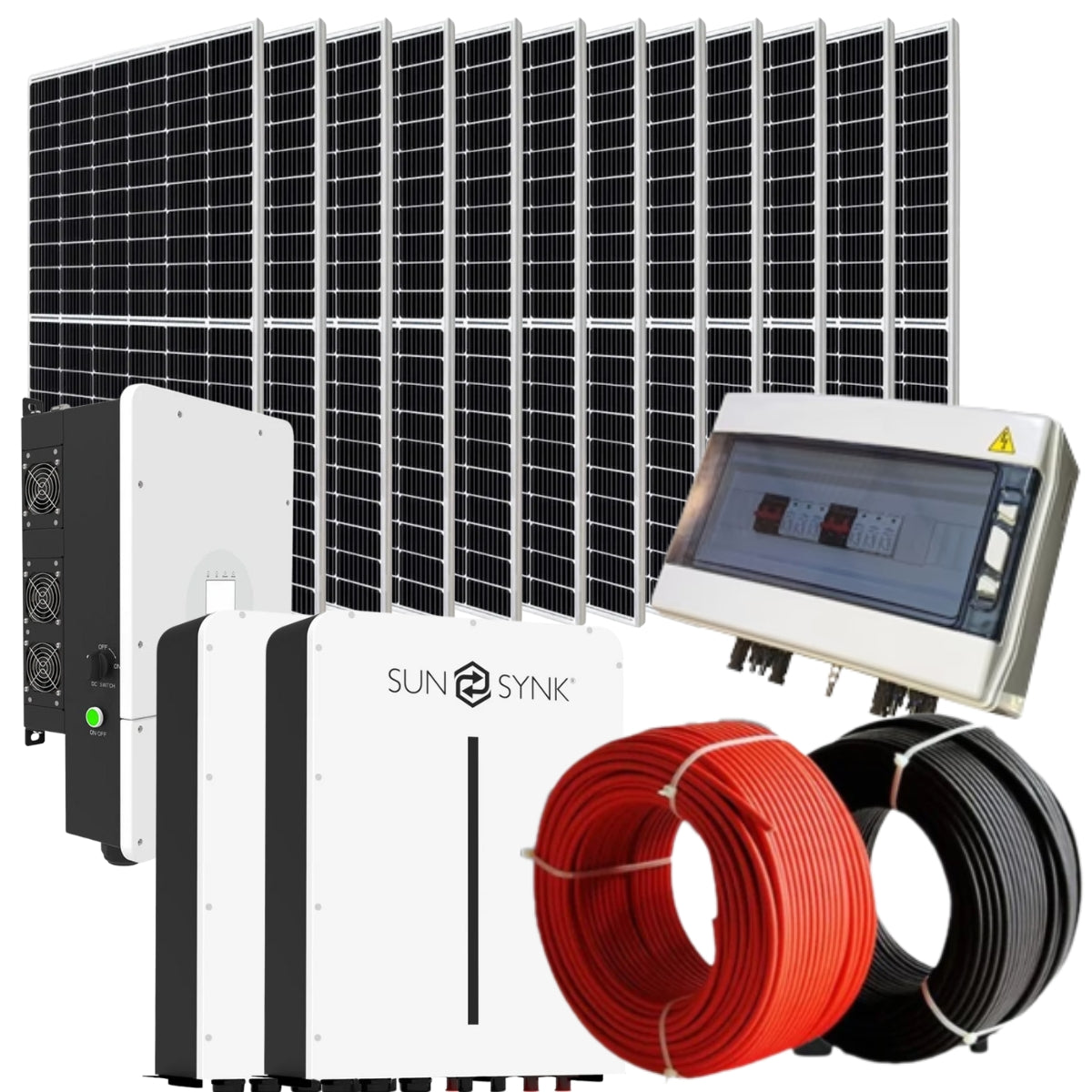 SunSynk 8kW 10.24kWh 51.2V Self Consumption Solar Power System