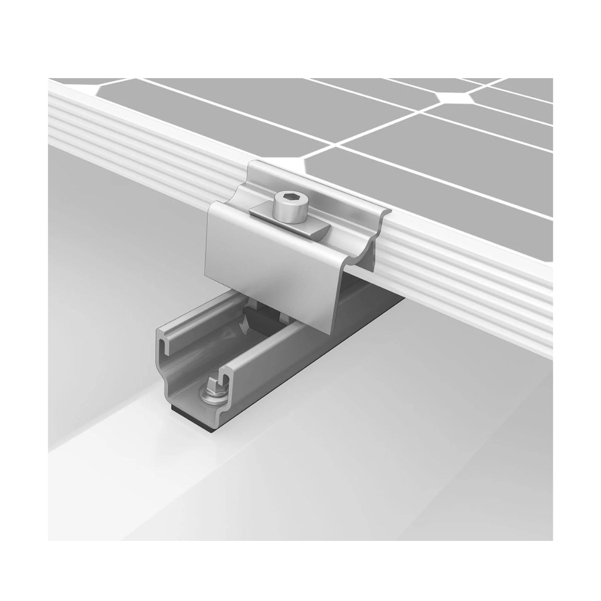 K2-Systems IBR Roof MultiRail 5 Panel Roof Mounting System