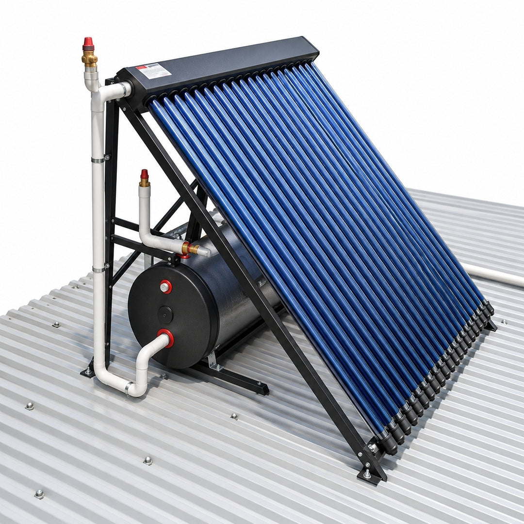 ITS 15 Tube Collector for Flat Roof Frame
