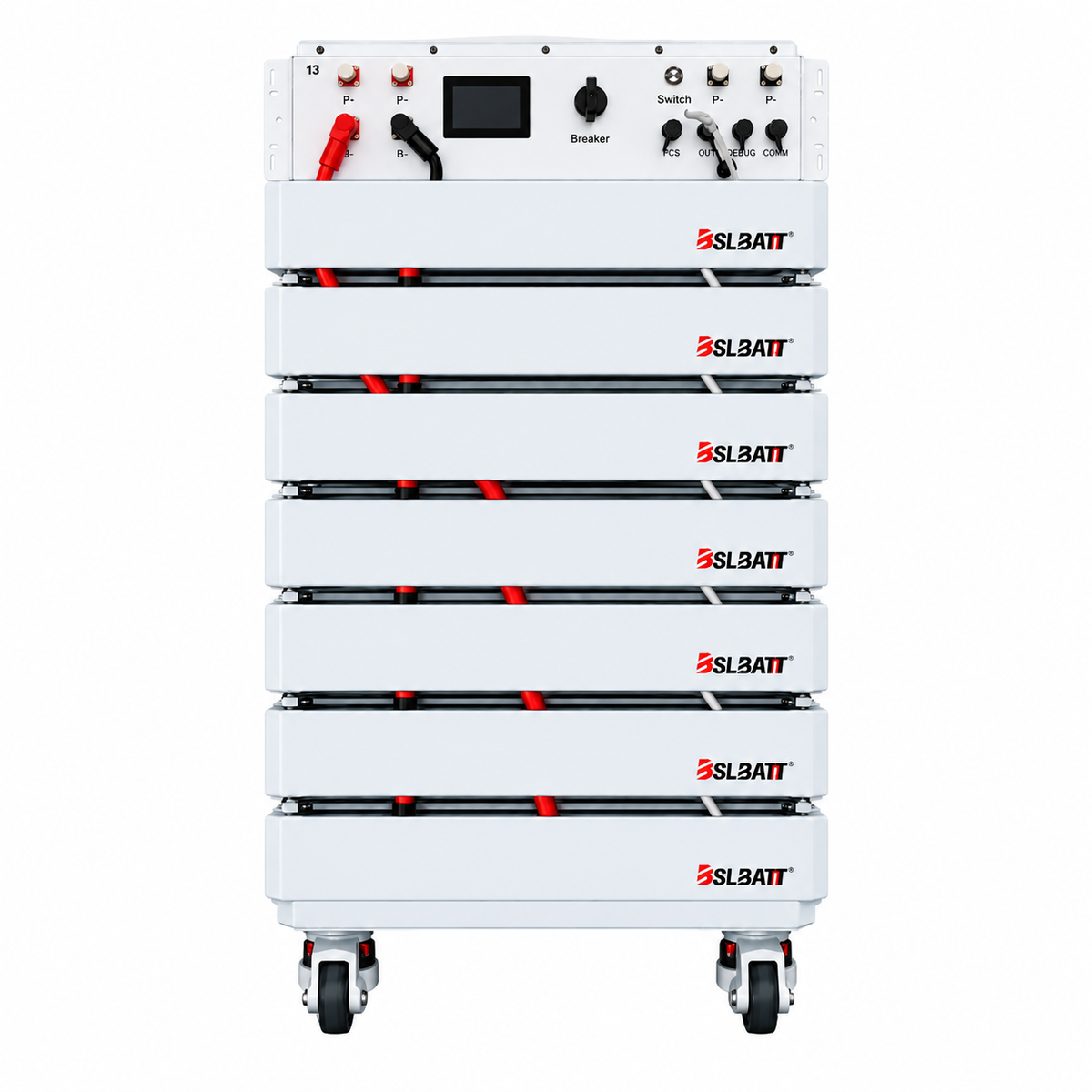 BSL RE7 68.3kWh 537.6V High Voltage Lithium Battery Pack on a white background