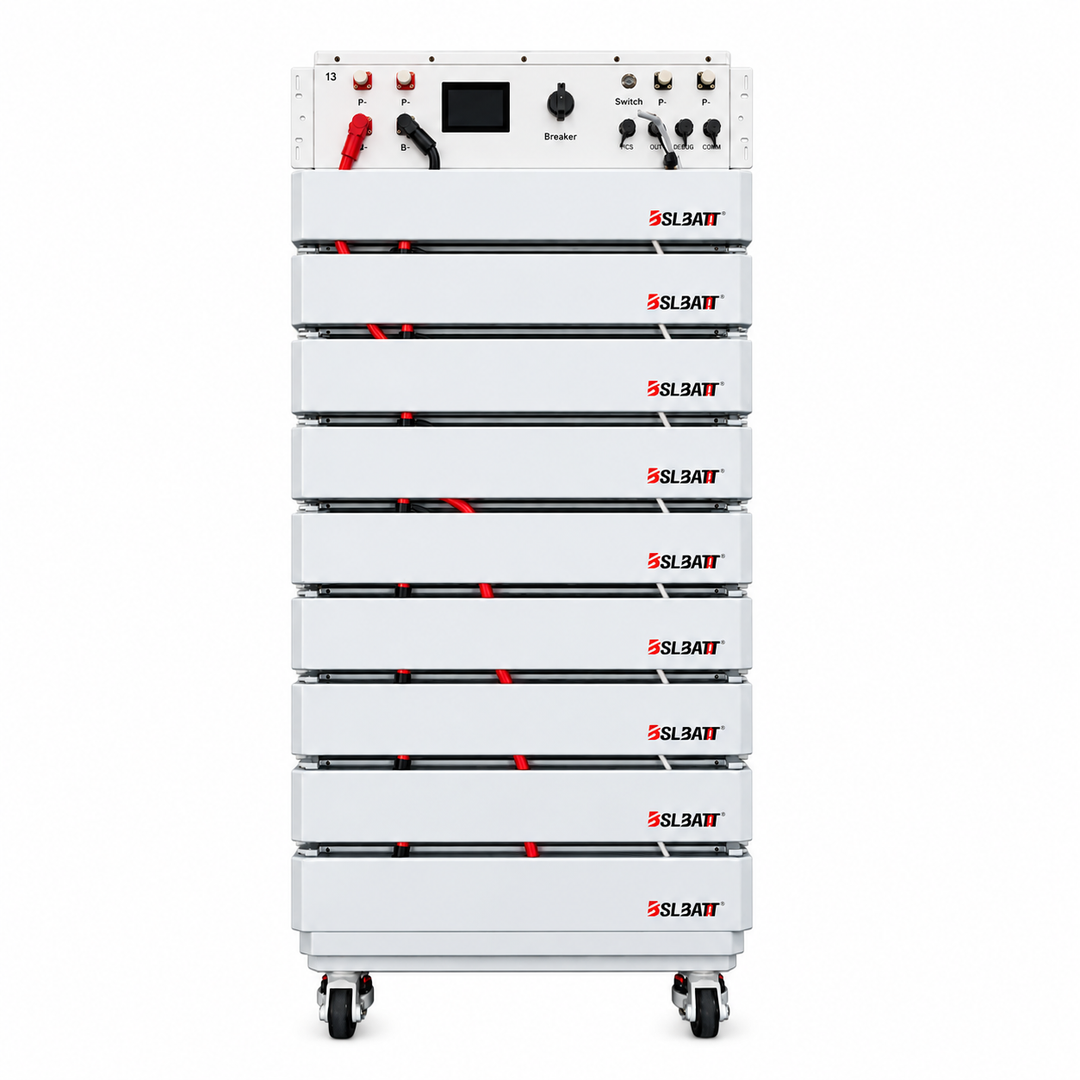 BSL RE9 87.8kWh 691.2V High Voltage Lithium Battery Pack on a white background