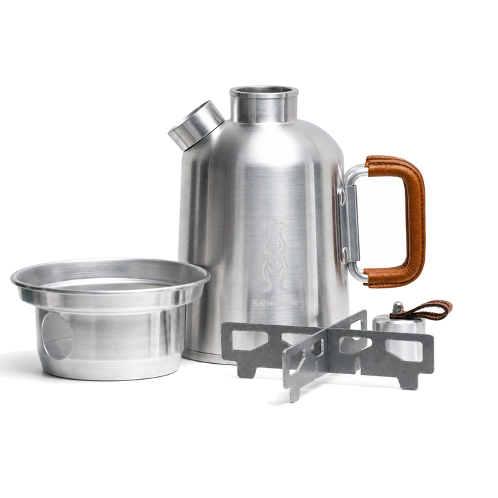 Karoo Kettle complete set with kettle, fire pot, pot stand and carry bag