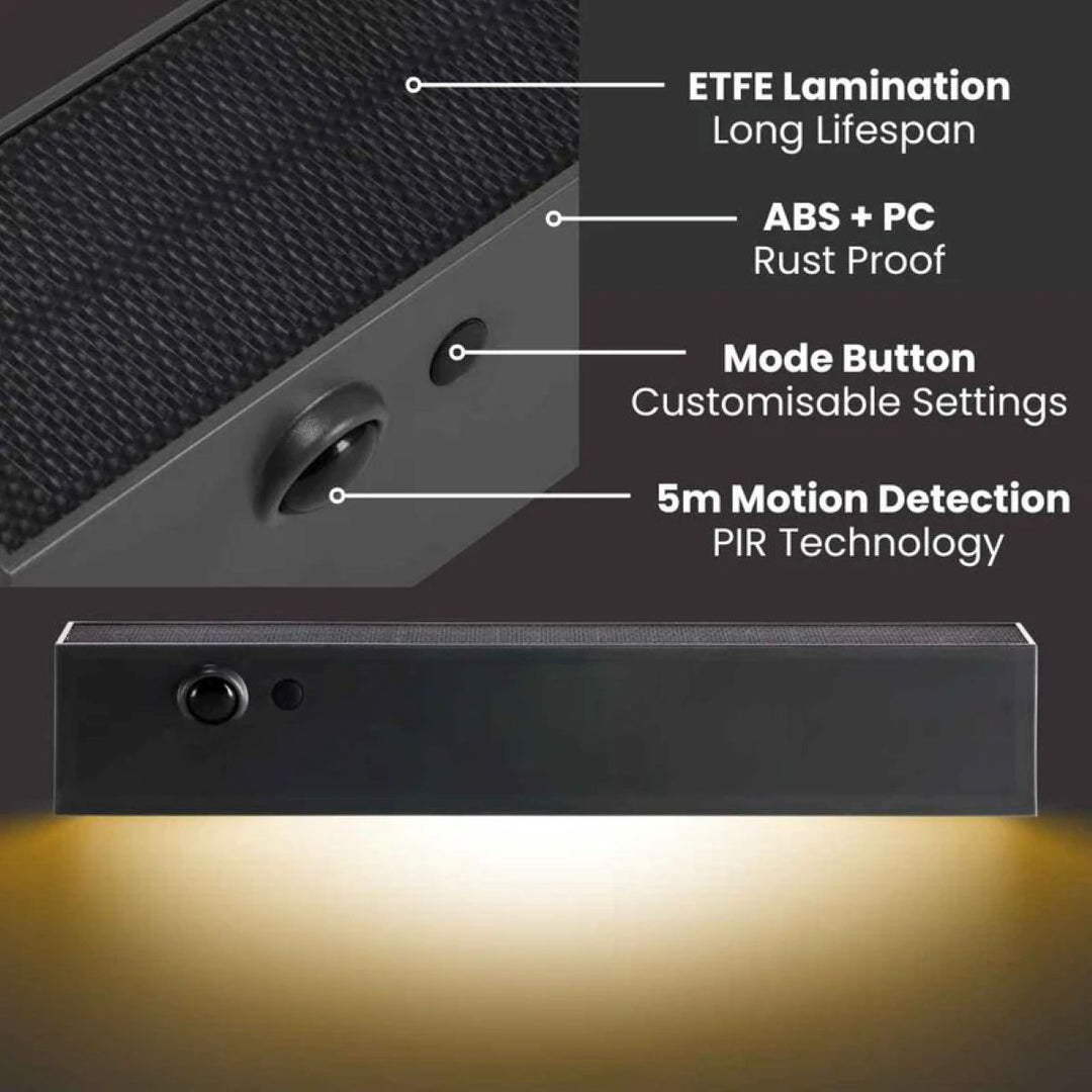 Litehouse Solar Wall Light with Motion Sensor