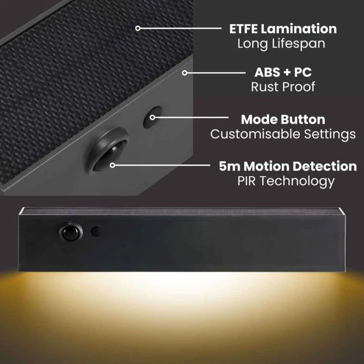 Litehouse Solar Wall Light with Motion Sensor