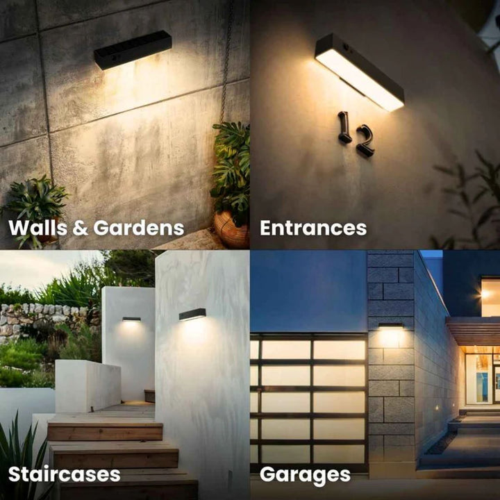 Litehouse Solar Wall Light with Motion Sensor