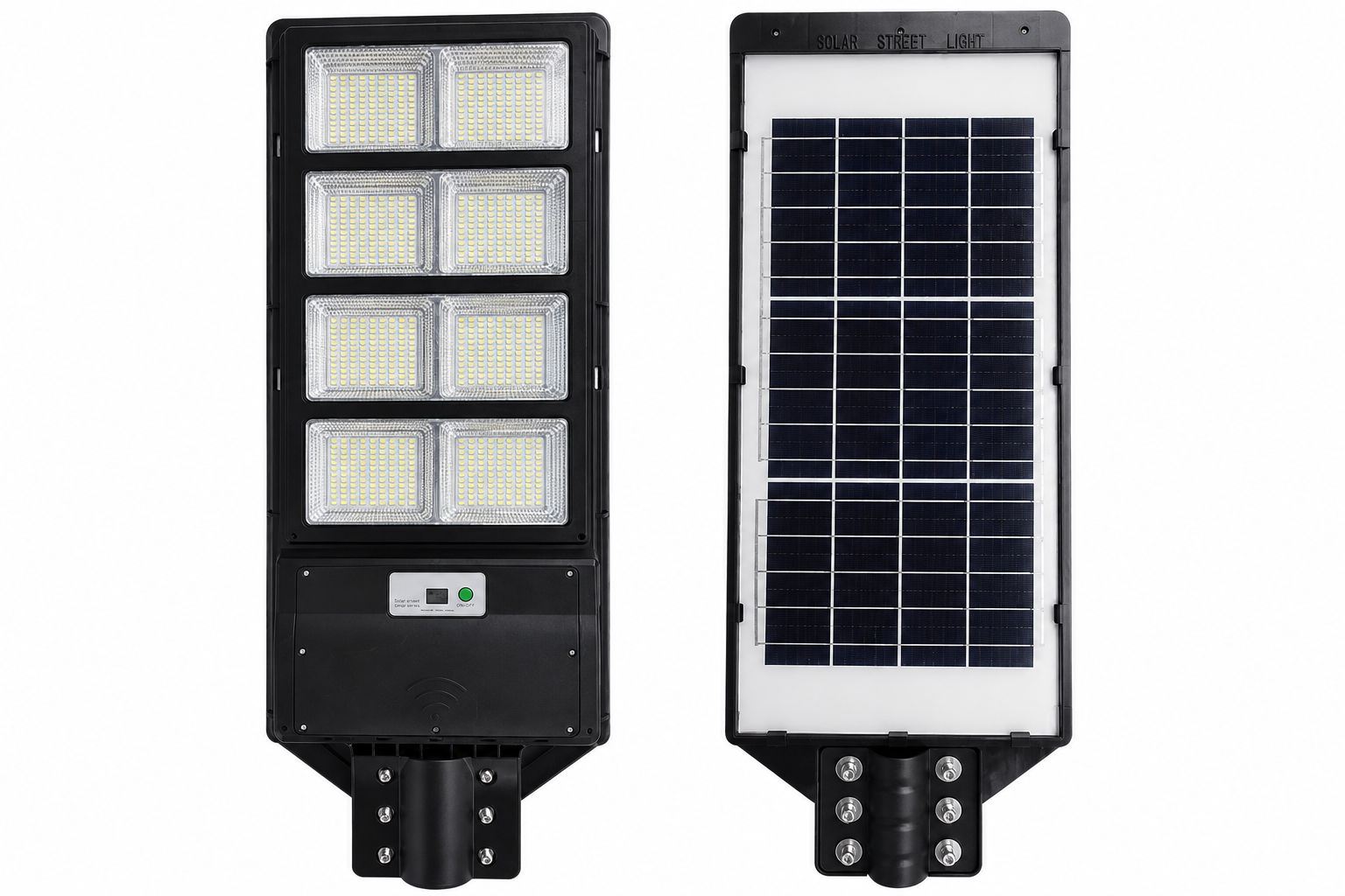 MTY 400W Solar Street Light front and rear view