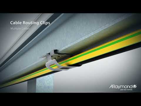 ARaymond Cable Tie Edge Clip - 20 Pack