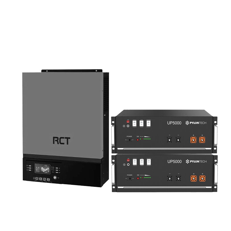 RCT 5kVA 5kW 9.6kWh 48V Lithium Back-Up Kit - Sustainable.co.za