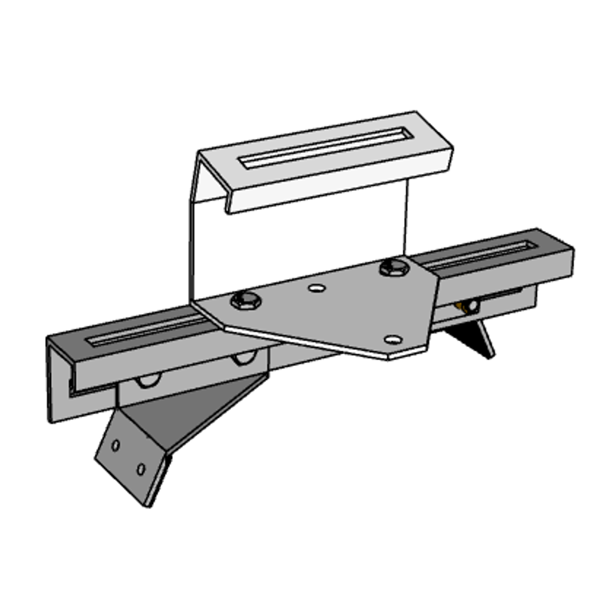KD Solar IBR Front Foot 15 Degree Portrait AL 250 2F