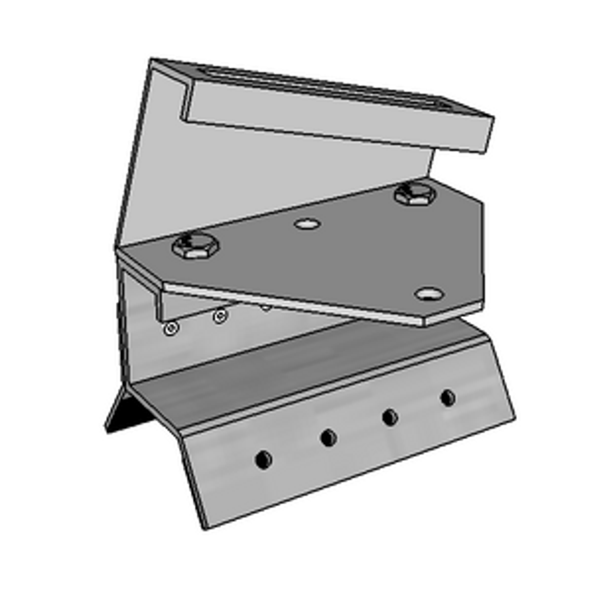 KD Solar IBR Front Foot 120mm 15 Degree Landscape