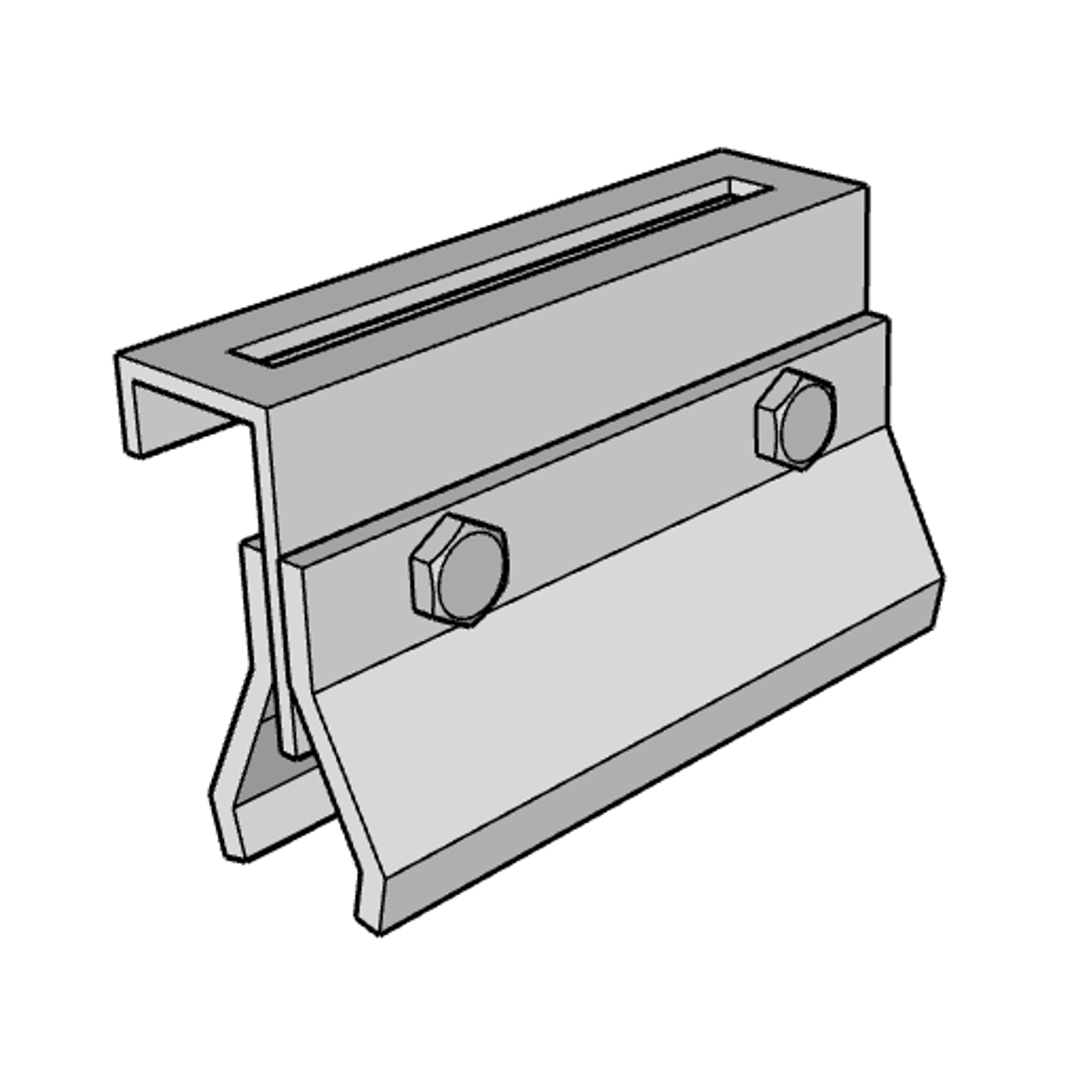 KD Solar ClipLock PCSLOT Bracket 120mm