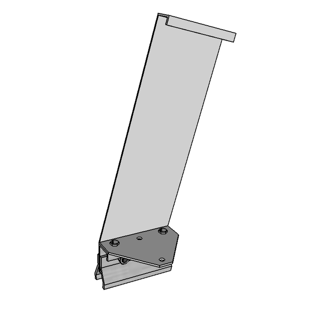KD Solar ClipLock Rear Foot 15 Degree Landscape AC