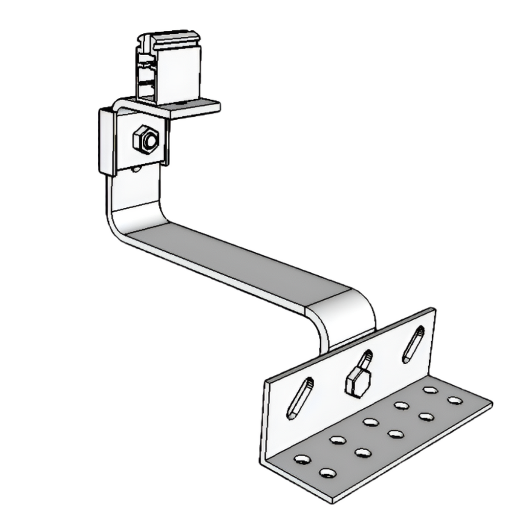 KD Solar Tile Roof Bracket with Pushclip