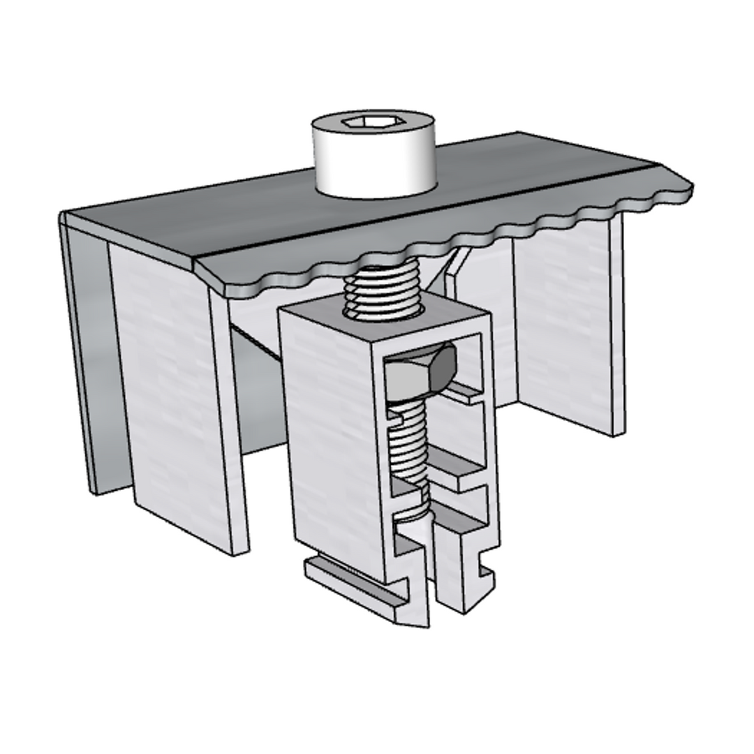 KD Solar End Clamp 30-40mm