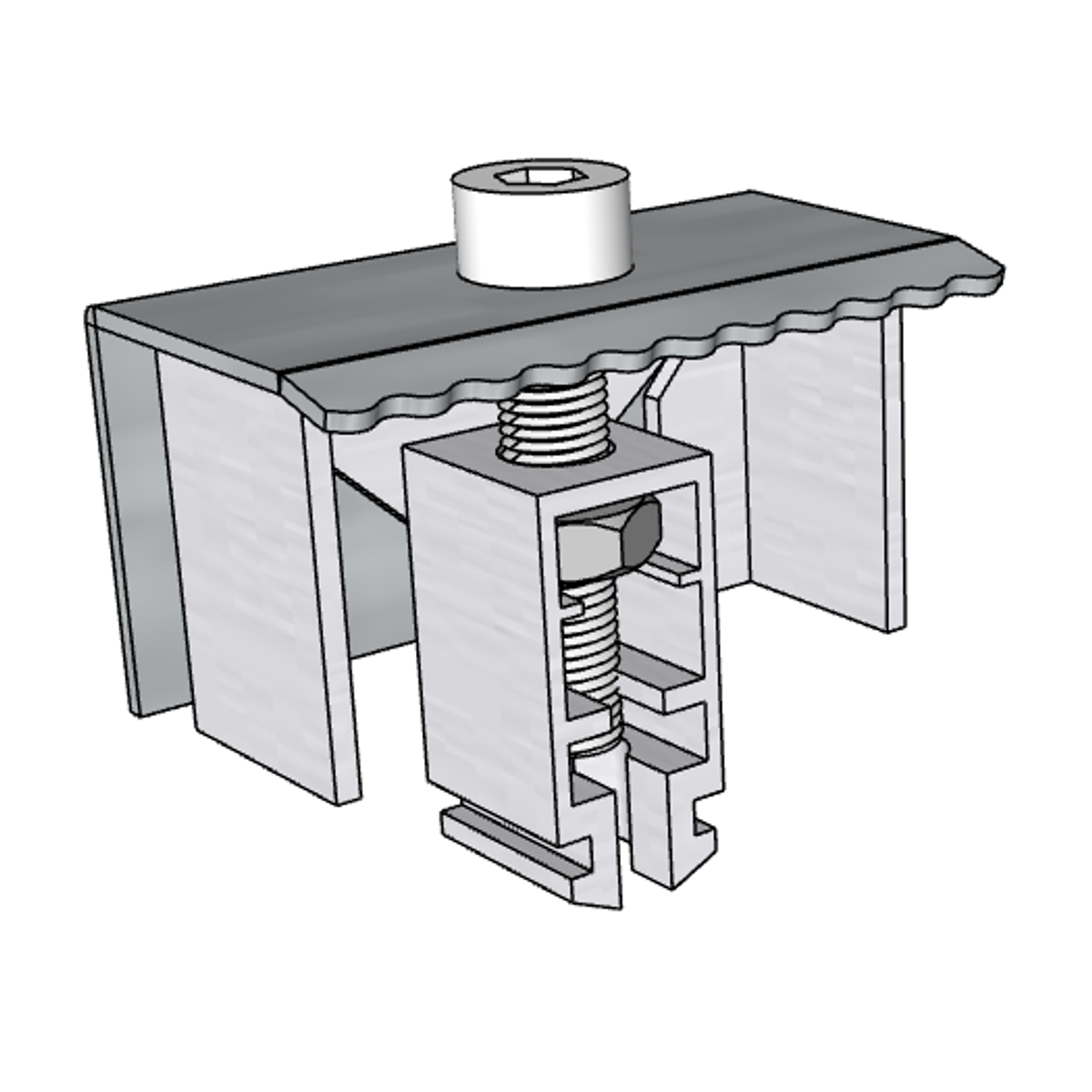 KD Solar End Clamp 30-40mm
