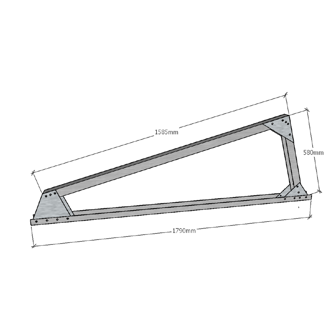 KD Solar A-Frame Portrait HW BNW