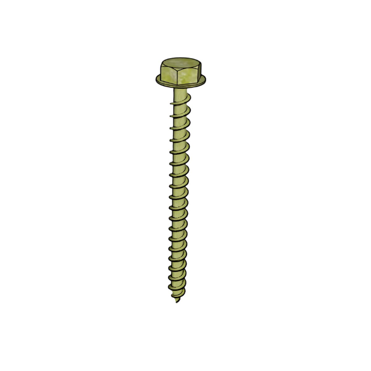 KD Solar Topspeed Fixing Screw 6.35x60