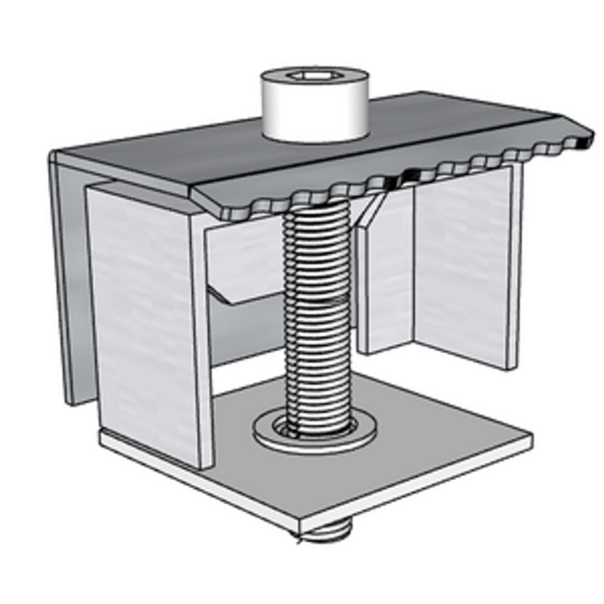 KD Solar A-Frame End Clamp 30-40mm