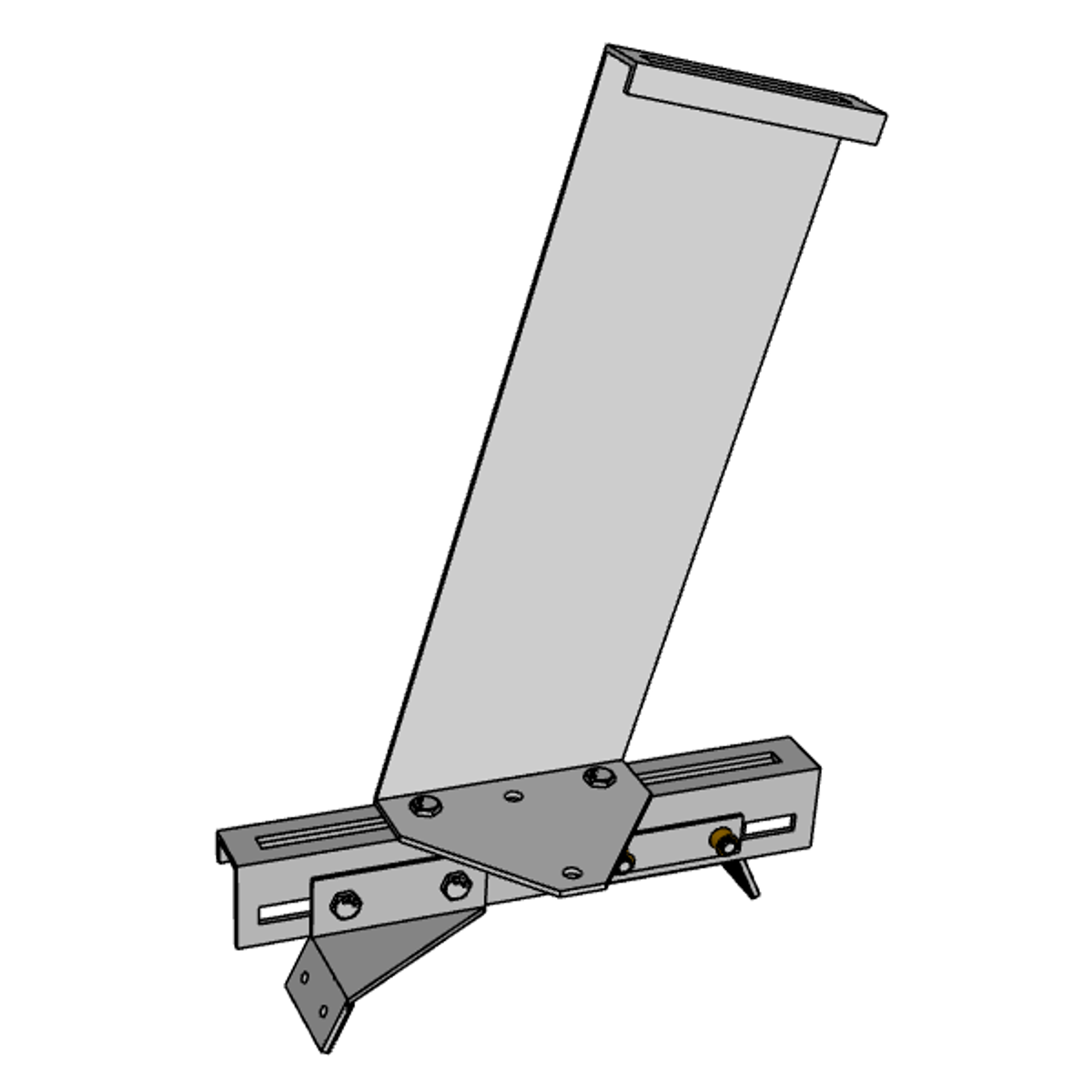 KD Solar IBR Rear Foot 15 Degree Landscape AL 250 2F