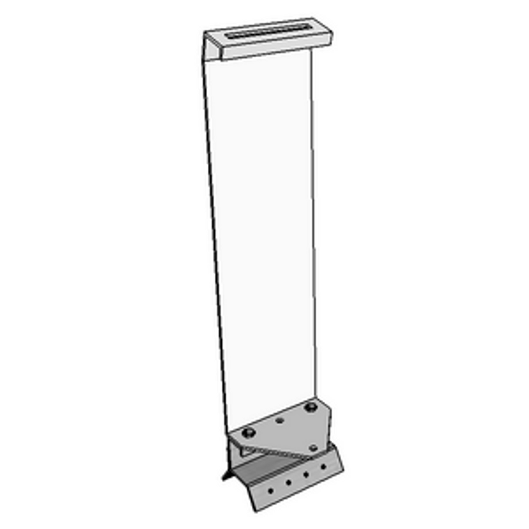 KD Solar IBR Rear Foot 15 Degree Portrait