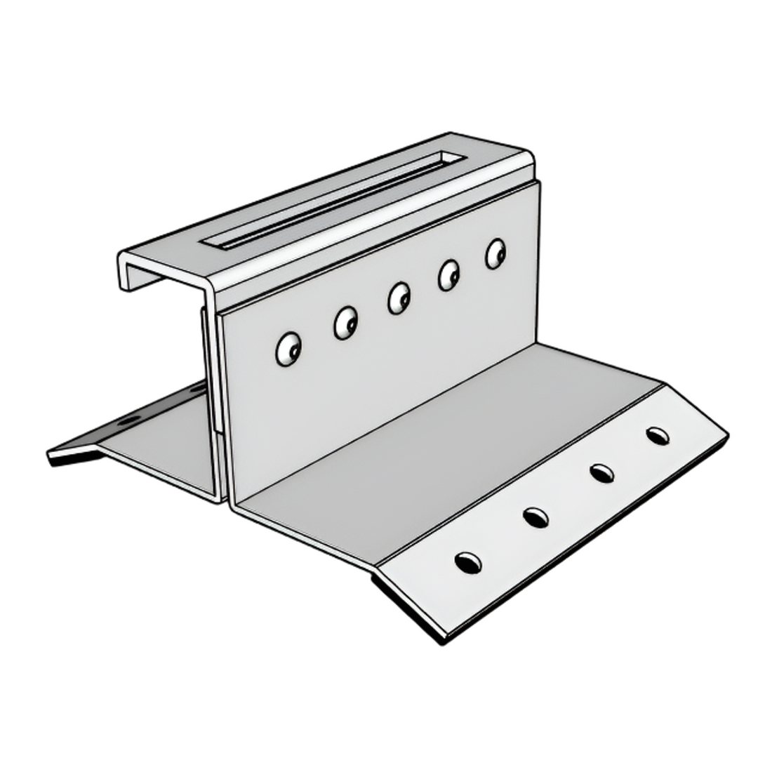 KD Solar Corrugated PCSLOT Bracket 120mm