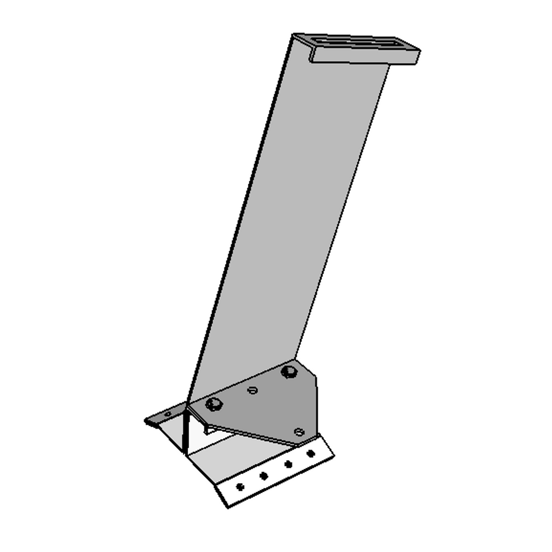KD Solar Corrugated Rear Foot 15 Degree Landscape AC