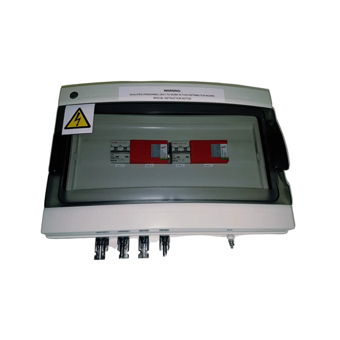 PVSE 250V protection box, 2 inputs and 2 outputs, Type II SPD
