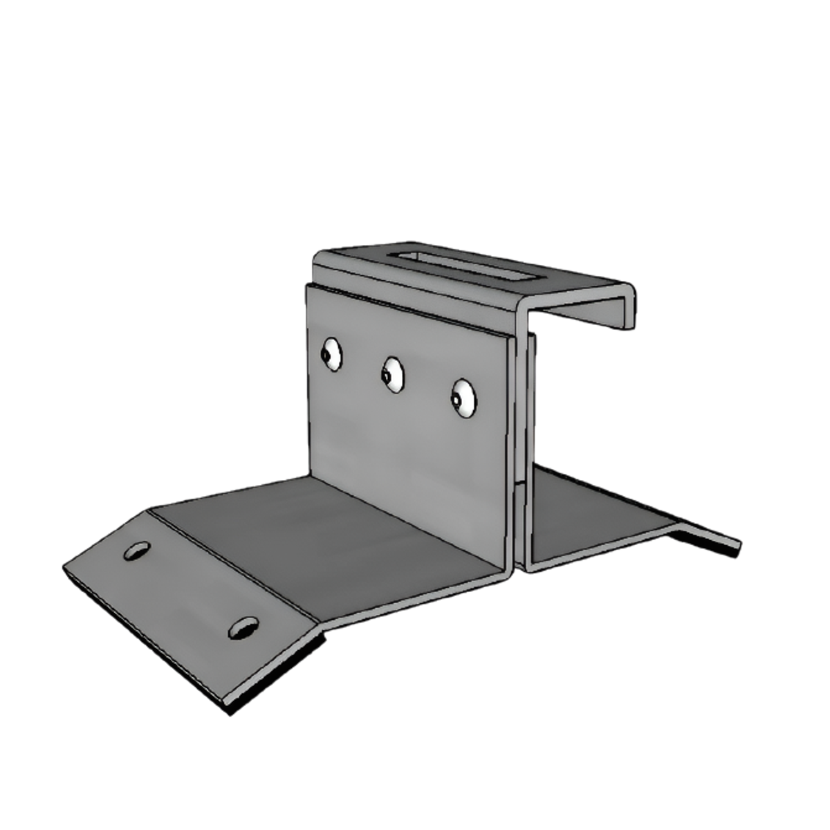 KD Solar Corrugated PCSLOT Bracket 78mm