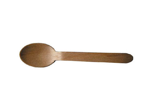 Green Home 14cm Wooden Teaspoon