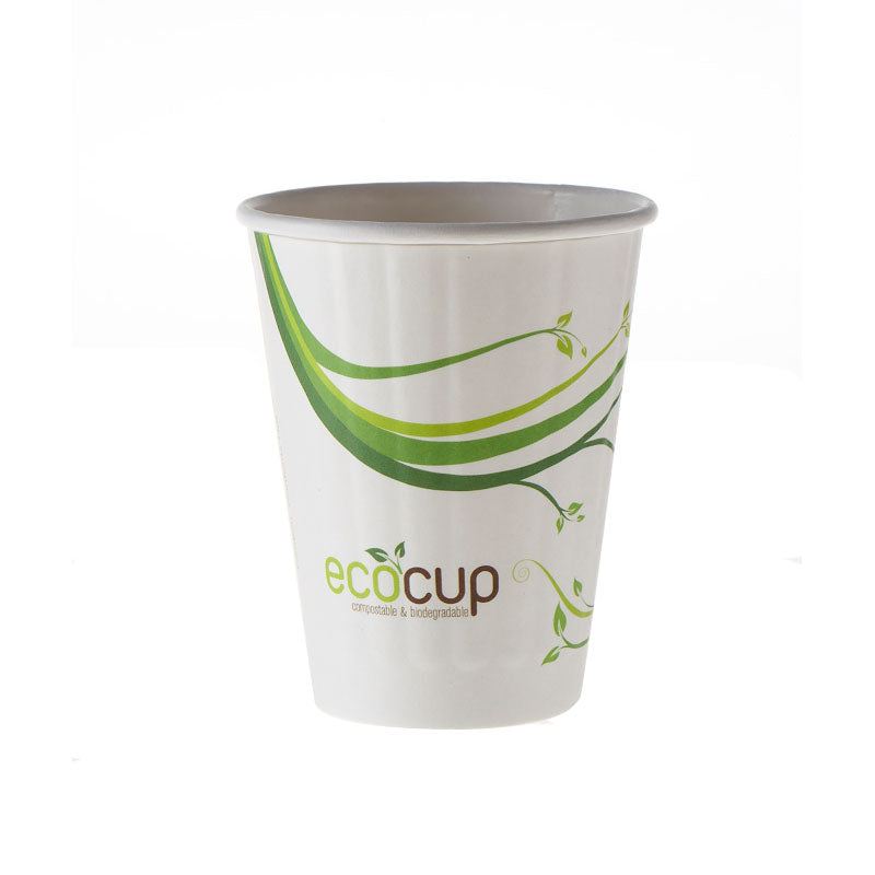 EcoPack 250ml EcoCup Double Wall Coffee Cup - Pack of 100 - Sustainable.co.za