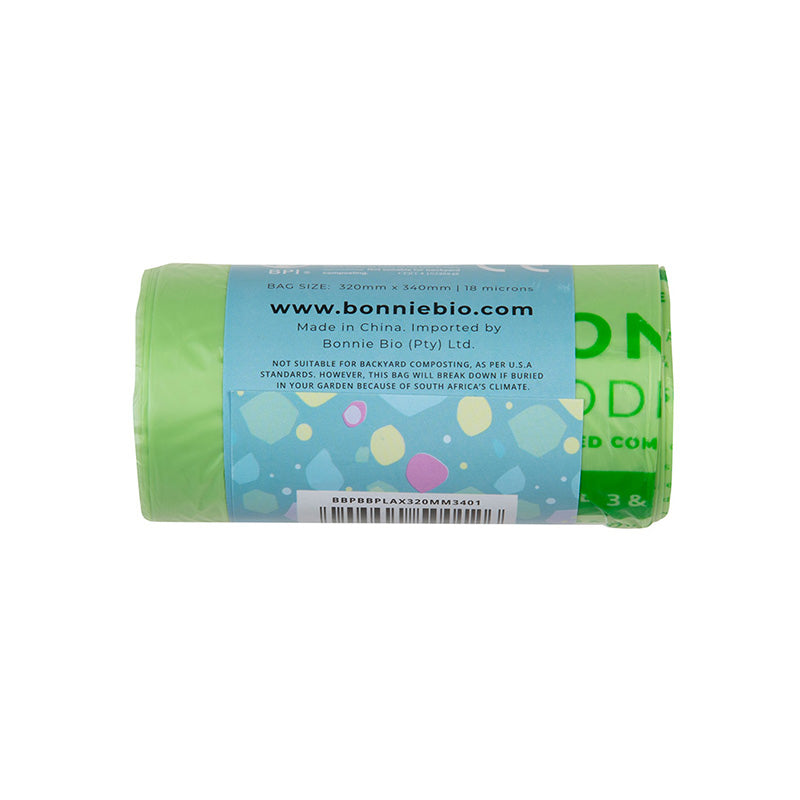 Bonnie Bio 25 x 3-5L Compostable Bin Bags Roll - Sustainable.co.za