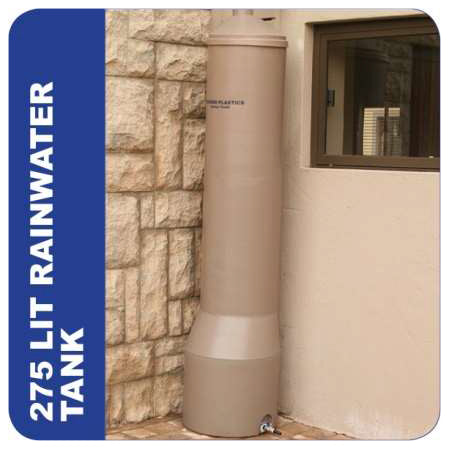 Dark Earth 275 Litre Rainwater Tank