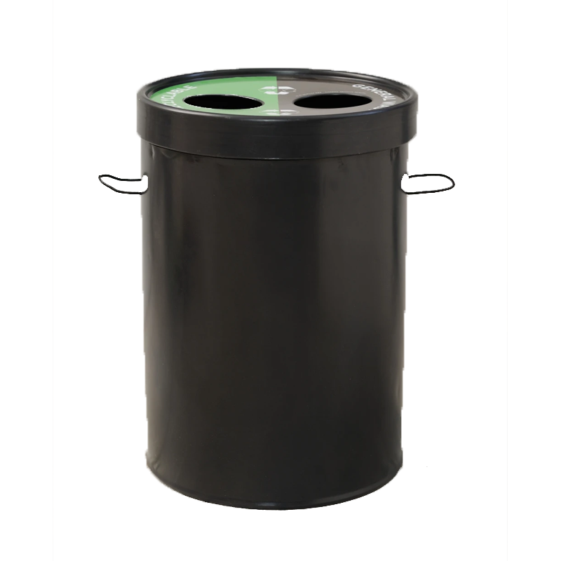 Postwink 100L Ecocylinder - 2  Waste Compartment - Sustainable.co.za
