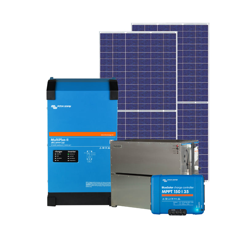 Sustainable 3kW with 12kWh lithium battery and 3kWp Array Solar Power Kit - Sustainable.co.za