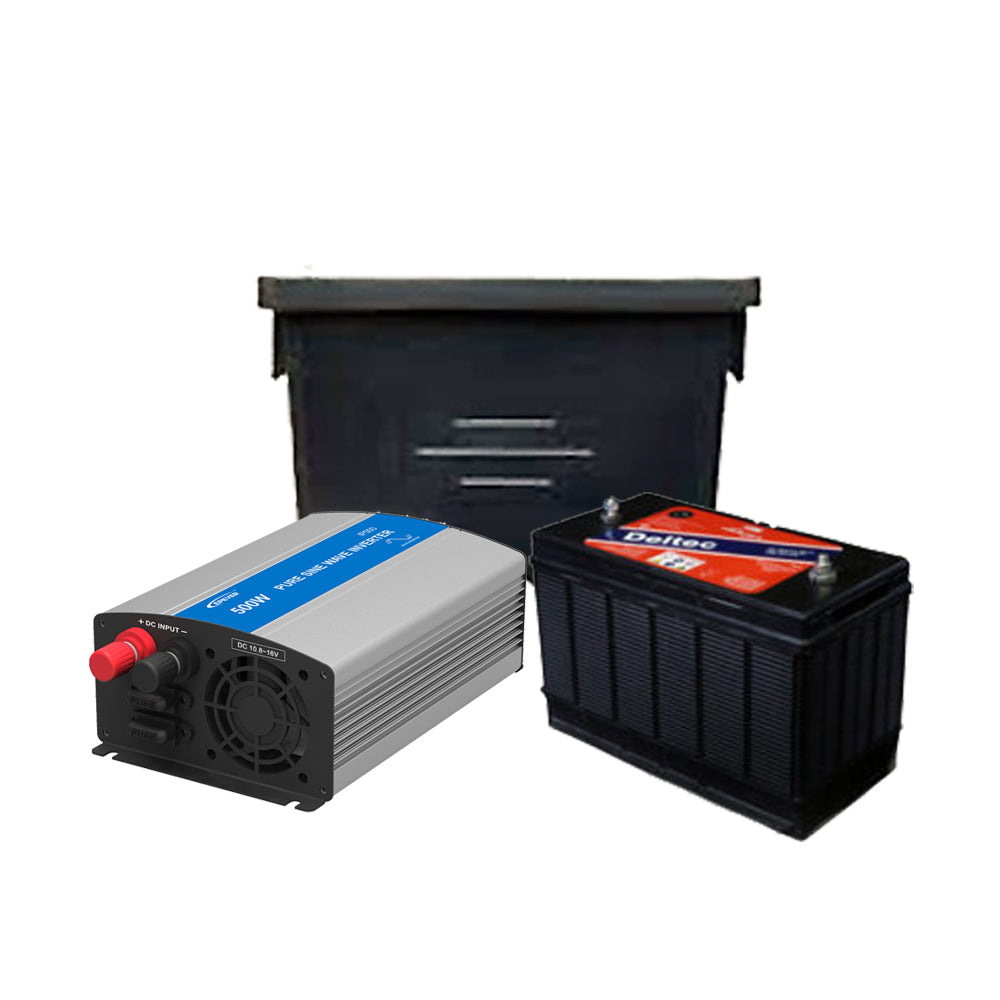 Sustainable 400W Power Box with Lead Acid Battery - Sustainable.co.za