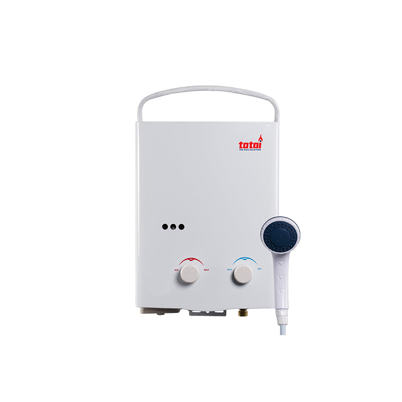 Totai 5 Litre Camping Gas Water Heater with Shower Set - Sustainable.co.za