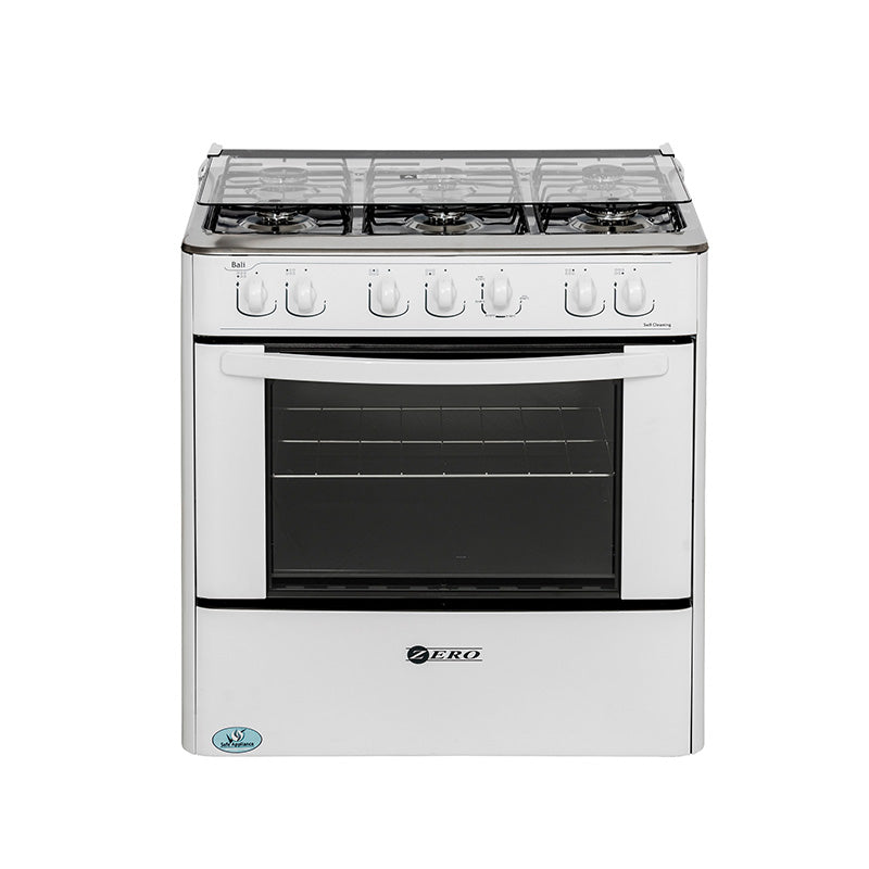 Zero 6 Plate White Gas Stove - Sustainable.co.za