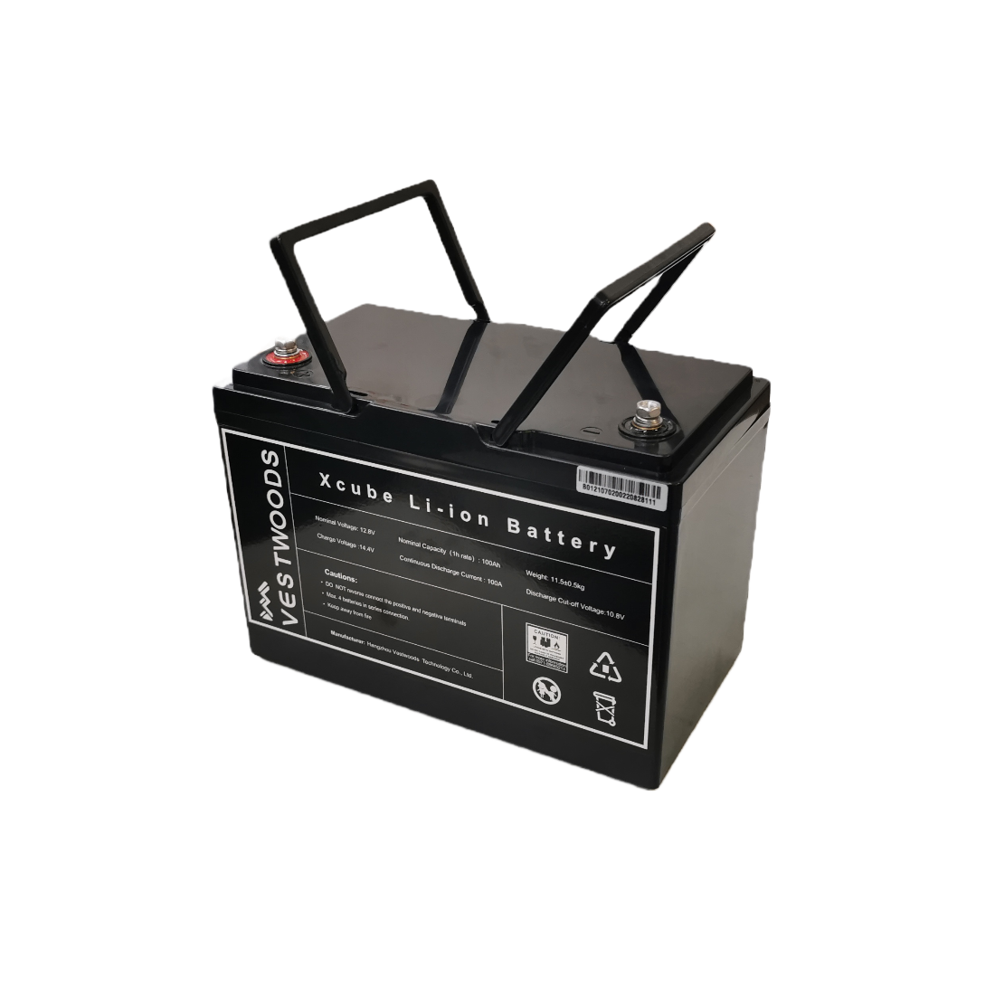 Vestwoods 12V 100Ah 1.2kWh LiFePO4 Battery –