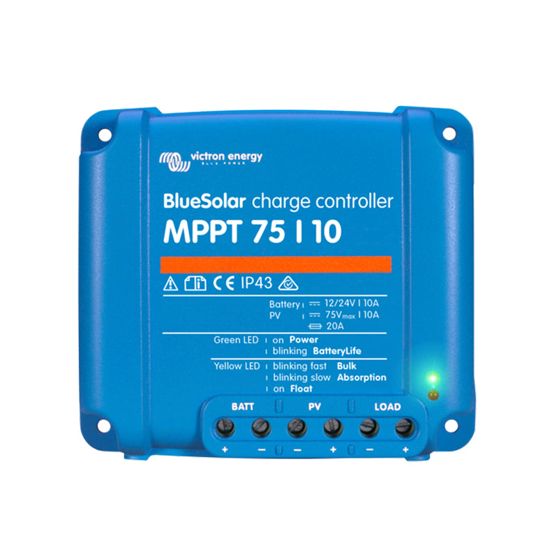Victron Blue Solar 75V/10A MPPT Charge Controller - Sustainable.co.za