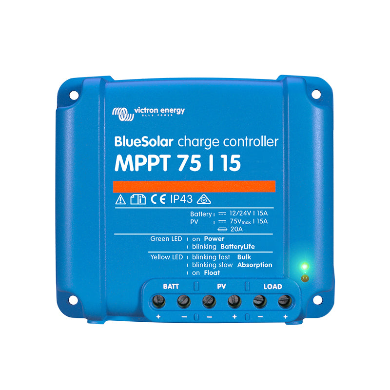 Victron Blue Solar 75V/15A MPPT Charge Controller - Sustainable.co.za