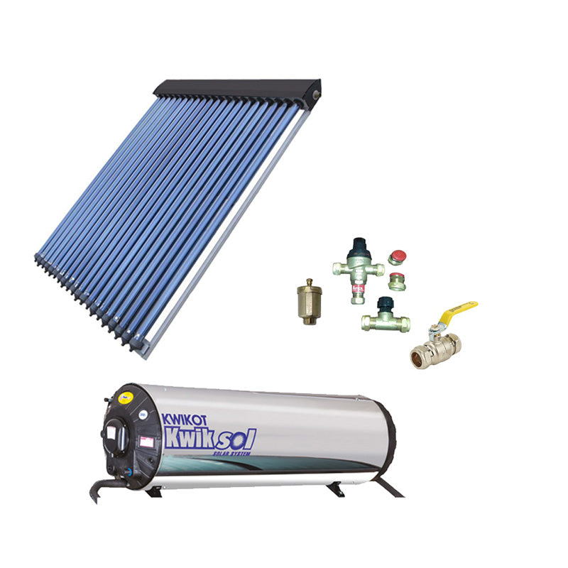 300L Evacuated Tube Thermosiphon Solar Water Heating Kit - Sustainable.co.za