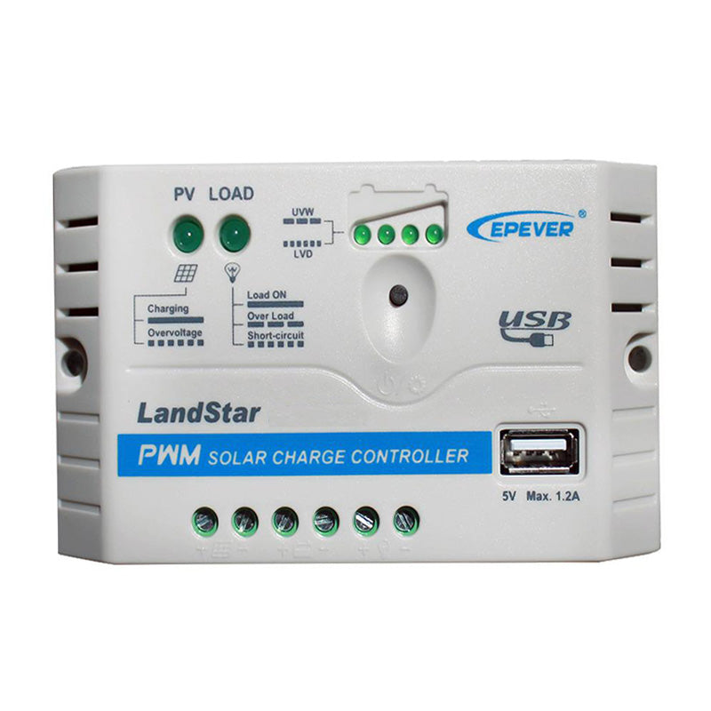 Epsolar Landstar 1024EU 10A 12V/24V PWM Charge Controller - Sustainable.co.za