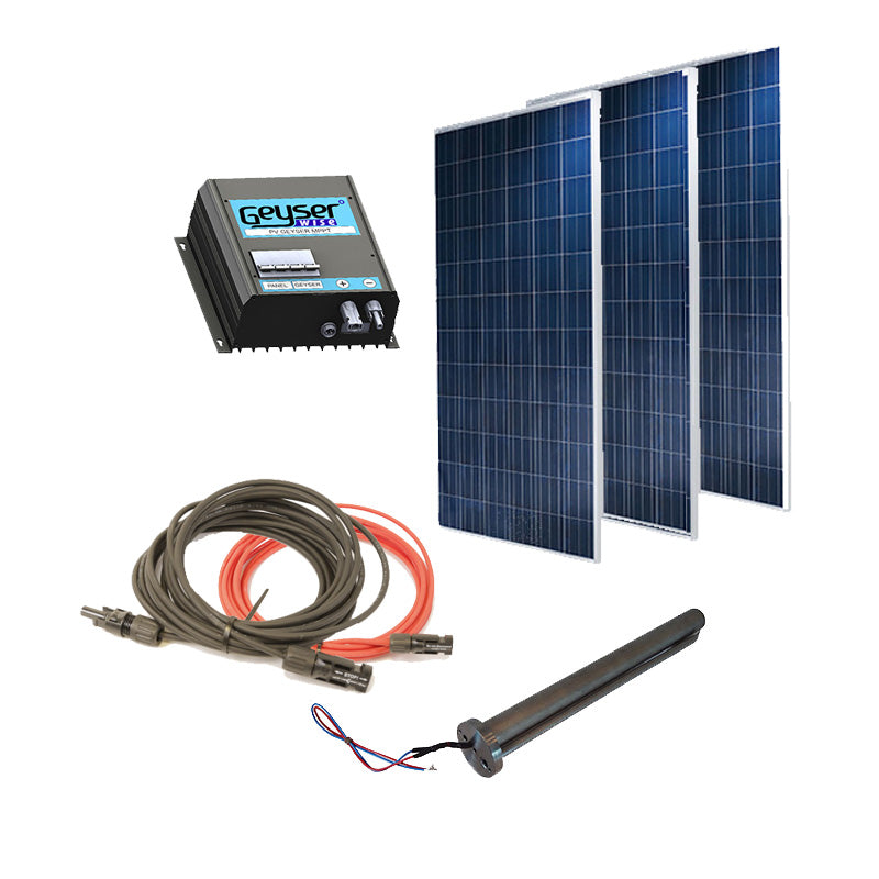 Geyserwise Offgrid PV Solar Water Heating Kit - Sustainable.co.za