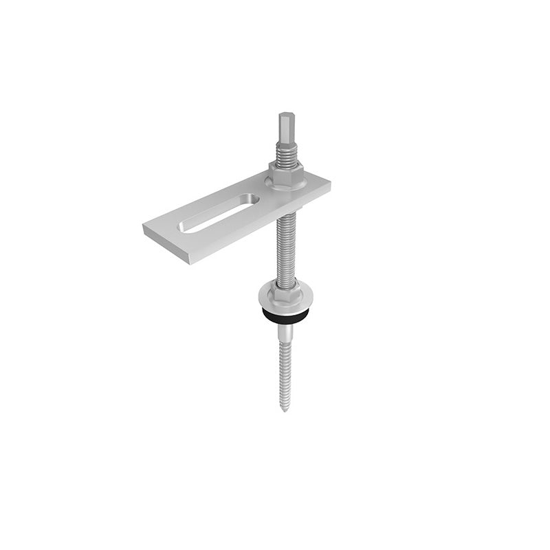 K2-Systems M10x200mm Hanger Bolt with Connector Plate - 2000121 - Sustainable.co.za