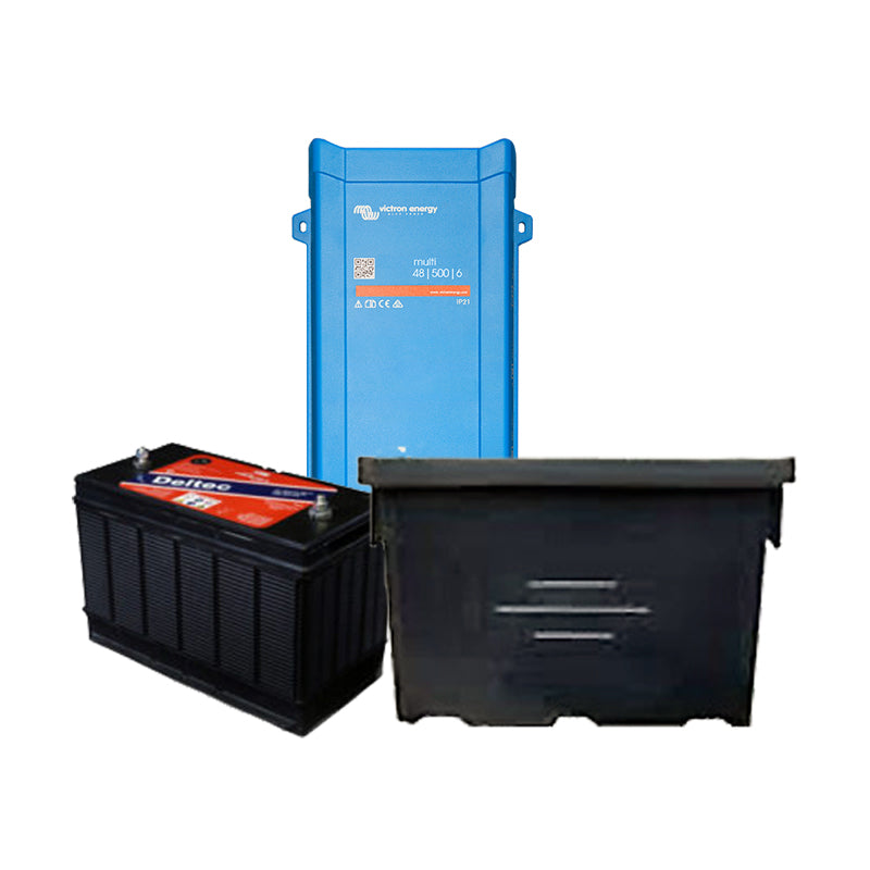 Sustainable 430W Power Box with Lead Acid Battery