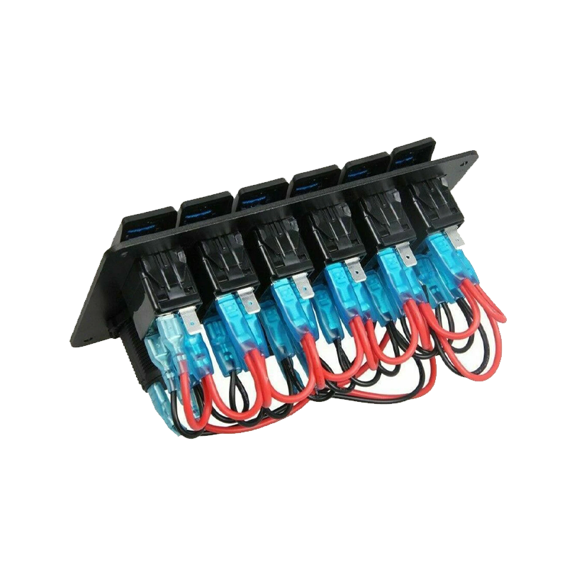 6-way Switch Panel with USB and Voltmeter  - Sustainable.co.za