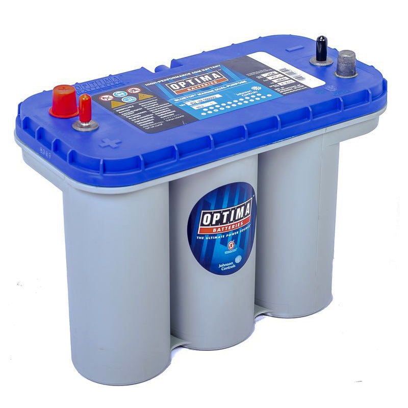 Optima BVO-B75L 75Ah 12V Blue Top Marine AGM Battery - Sustainable.co.za