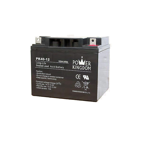 Power Kingdom PK40Ah 12V Sealed Battery - Sustainable.co.za